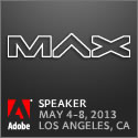 Adobe MAX 2013: Speaker