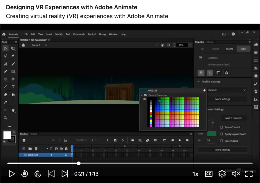 Designing VR Experiences with Adobe Animate – In Flagrante Delicto!